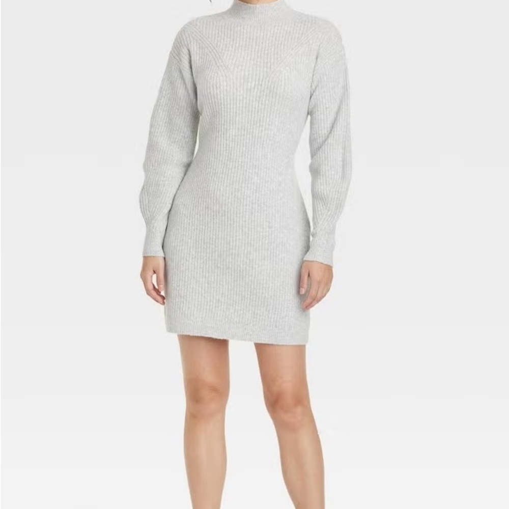 A New Day Light Gray Knit Sweater